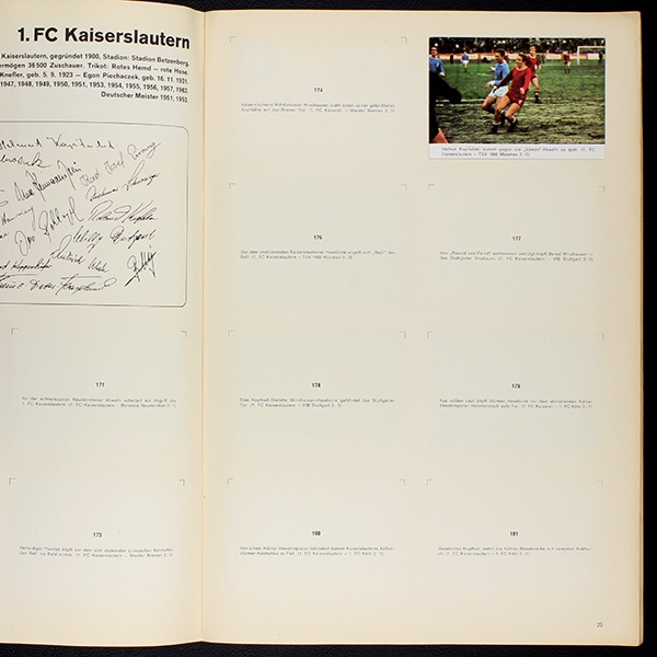 König Fußball 1967 Bauer Album teilgefüllt