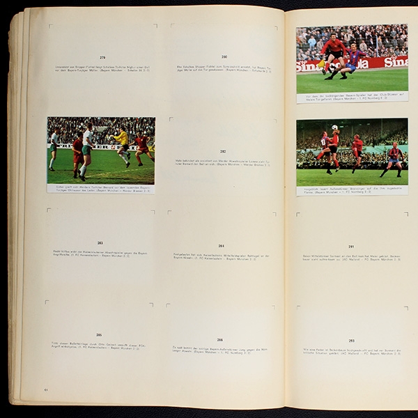 König Fußball 1967 Bauer Album teilgefüllt