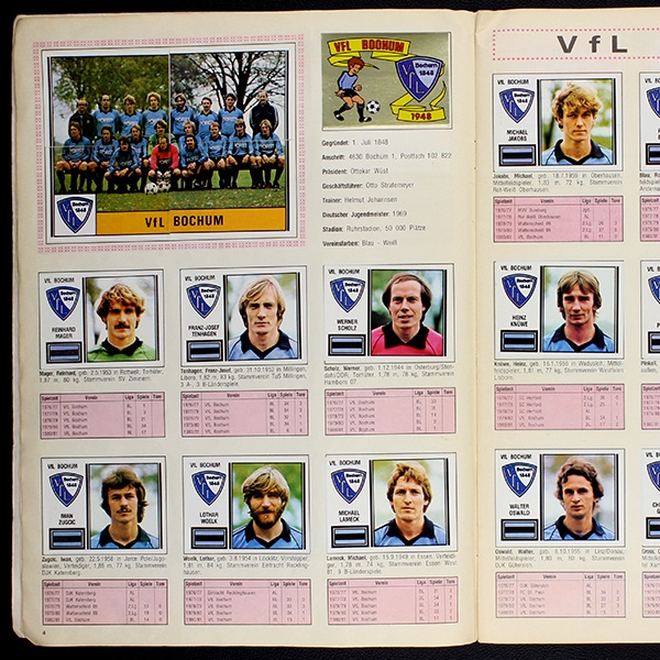Fußball 81 Panini Sticker Album komplett