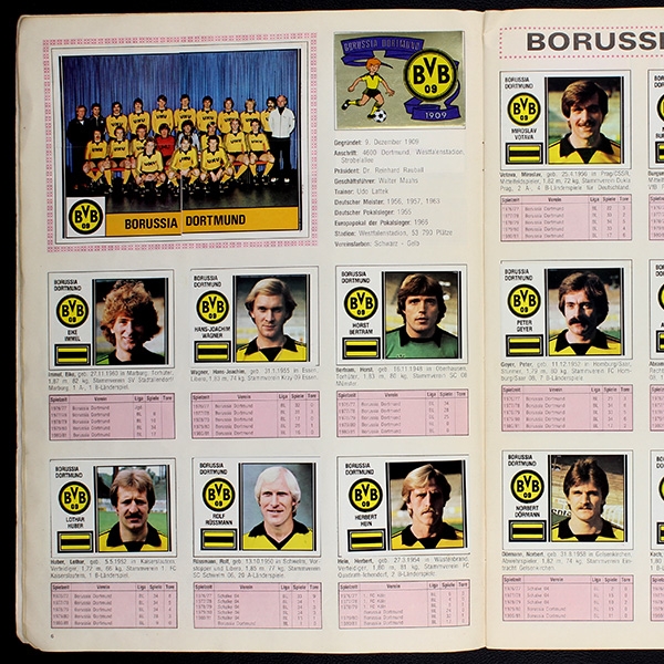 Fußball 81 Panini Sticker Album komplett