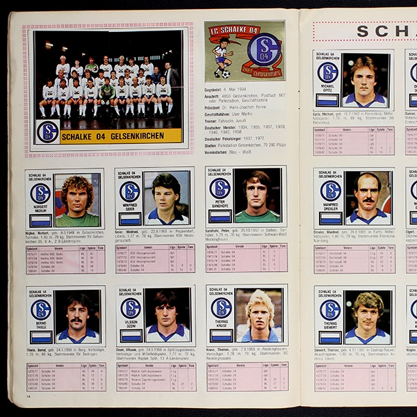 Fußball 81 Panini Sticker Album komplett