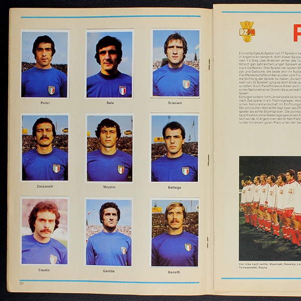 Argentina 78 Bergmann Sticker Album komplett