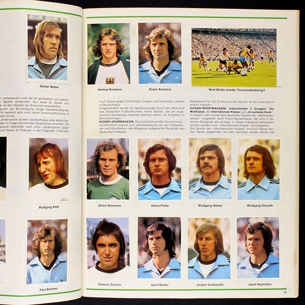 Fußball WM 74 Bergmann Album komplett