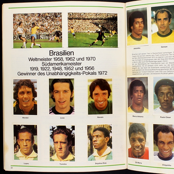 Fußball WM 74 Bergmann Album komplett