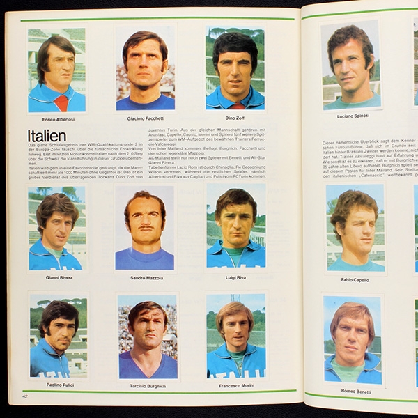 Fußball WM 74 Bergmann Album komplett