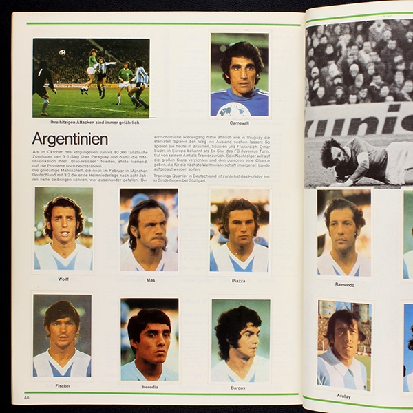 Fußball WM 74 Bergmann Album komplett