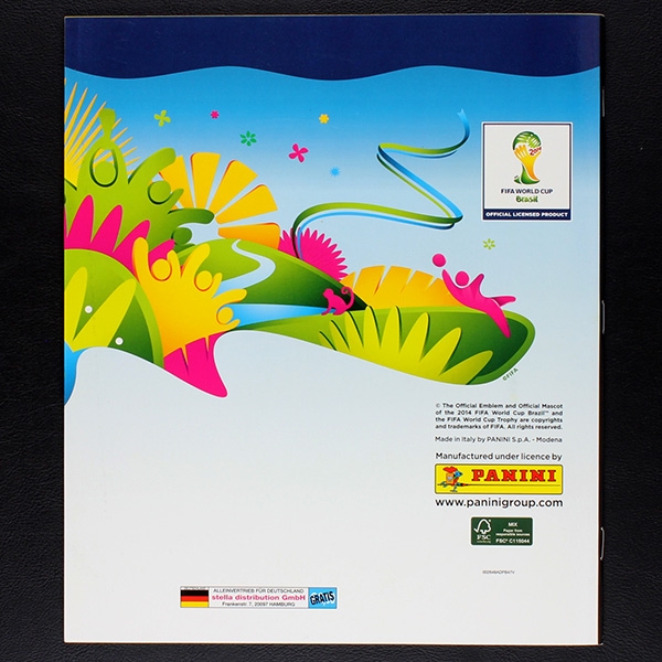 Brasil 2014 Panini Sticker Leeralbum - Gratis Version