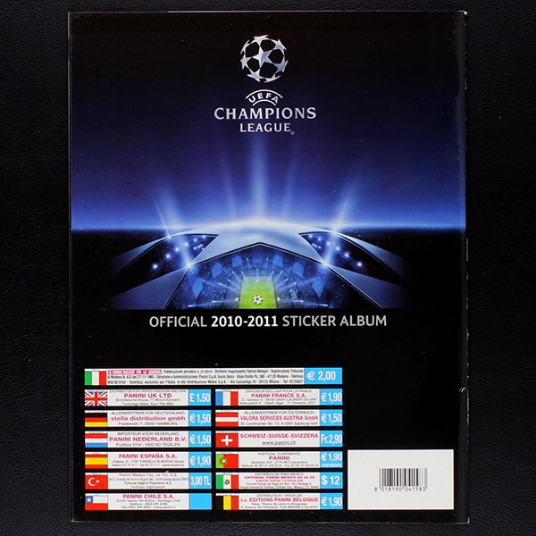 Champions League 2009 Panini Sticker Leeralbum