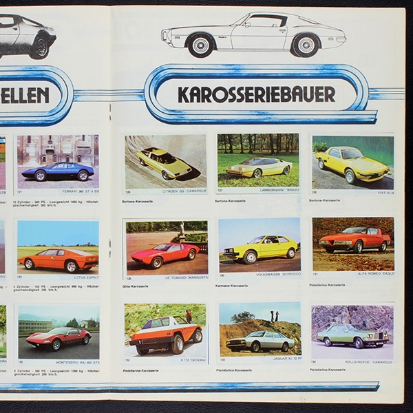 Auto 1977 Americana Sticker Album komplett