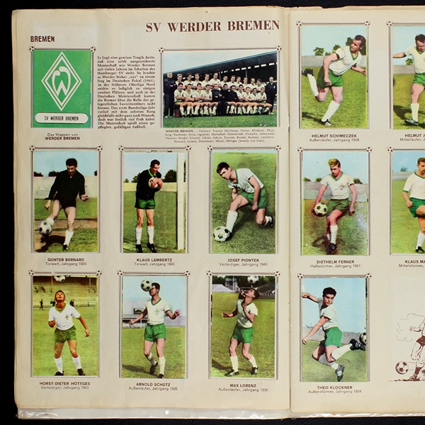 Die neue Bundesliga 1965 Sicker-Verlag Album komplett - Pele