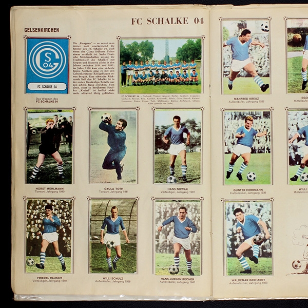 Die neue Bundesliga 1965 Sicker-Verlag Album komplett - Pele