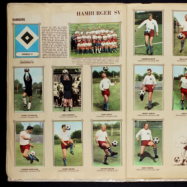 Die neue Bundesliga 1965 Sicker-Verlag Album komplett - Pele