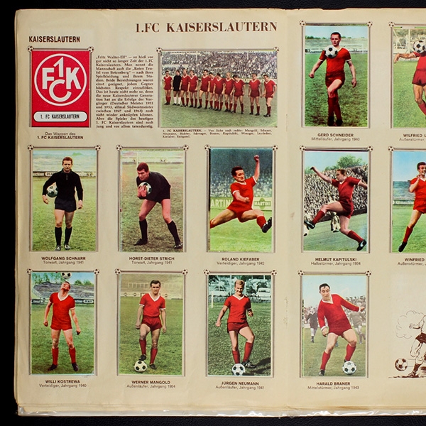 Die neue Bundesliga 1965 Sicker-Verlag Album komplett - Pele