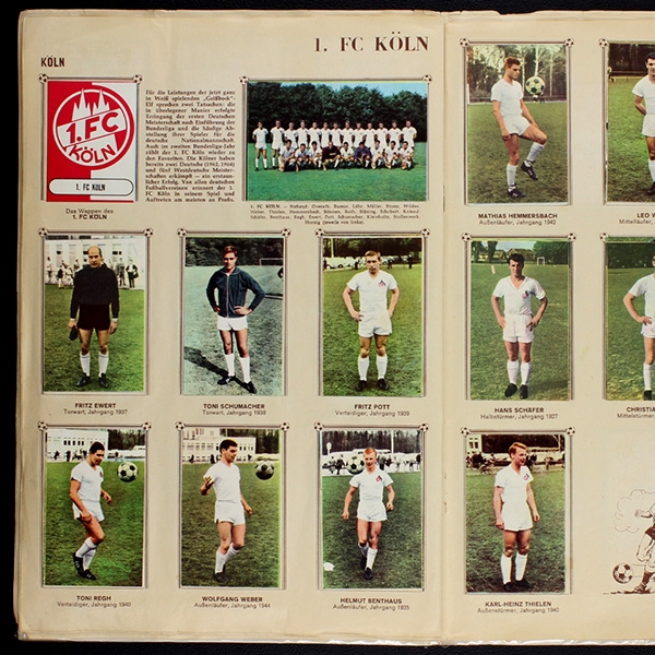 Die neue Bundesliga 1965 Sicker-Verlag Album komplett - Pele