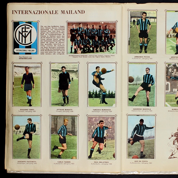 Die neue Bundesliga 1965 Sicker-Verlag Album komplett - Pele