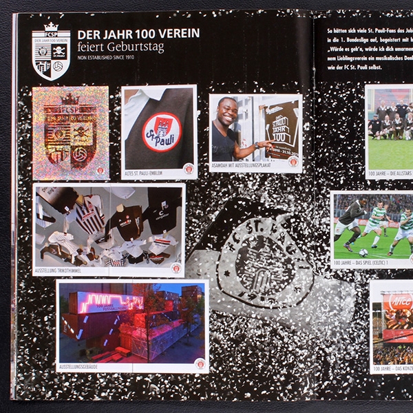 St. Pauli Sammeln! 2011 Panini Sticker Album komplett