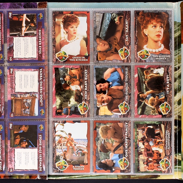 The Flintstones Topps Trading Cards Album komplett