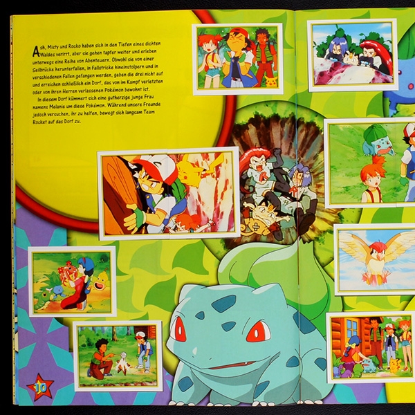 Pokemon Series 2 Merlin Sticker Album komplett - Top