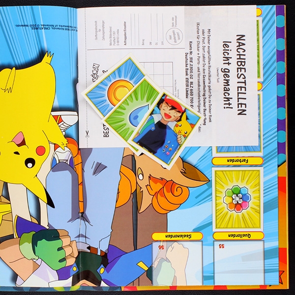 Pokemon Series 2 Merlin Sticker Album komplett - Top