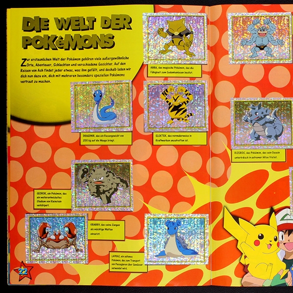 Pokemon Series 2 Merlin Sticker Album komplett - Top