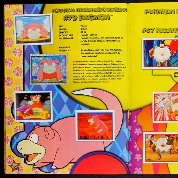 Pokemon Series 2 Merlin Sticker Album komplett - Top