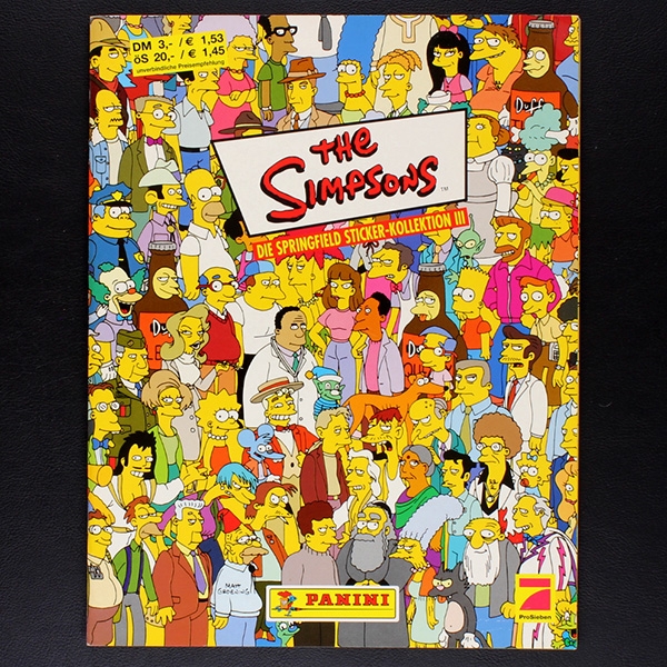 Simpsons 3 Panini Sticker Album