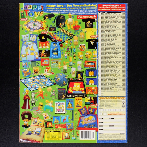 Simpsons 3 Panini Sticker Album teilgefüllt