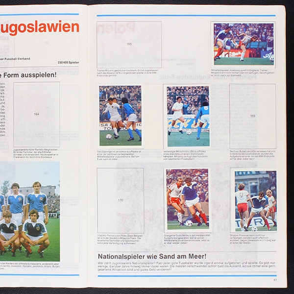 WM 82 Heinerle Sticker Album teilgefüllt