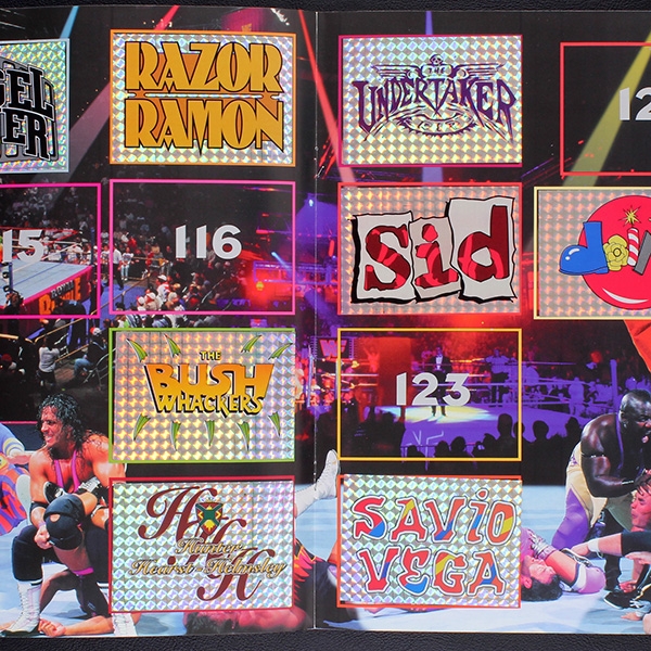 WWF Wrestling Merlin album with stickers