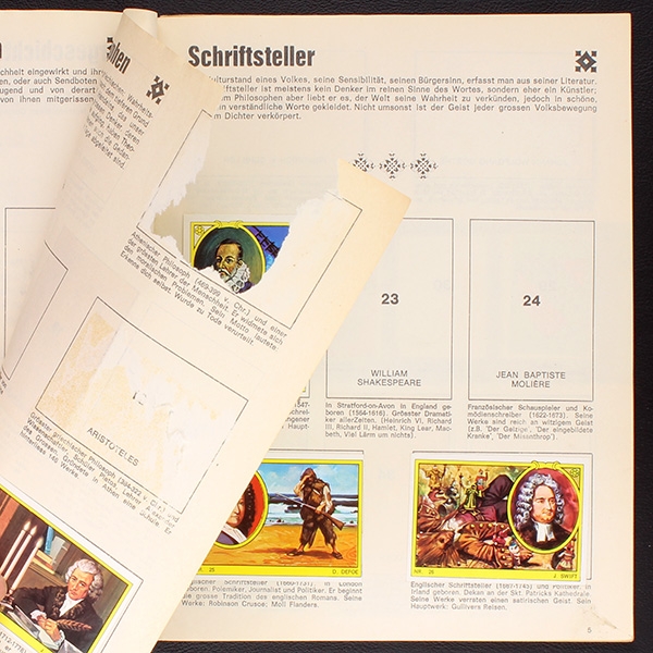 WIP Parade Americana Sticker Album teilgefüllt - lesen
