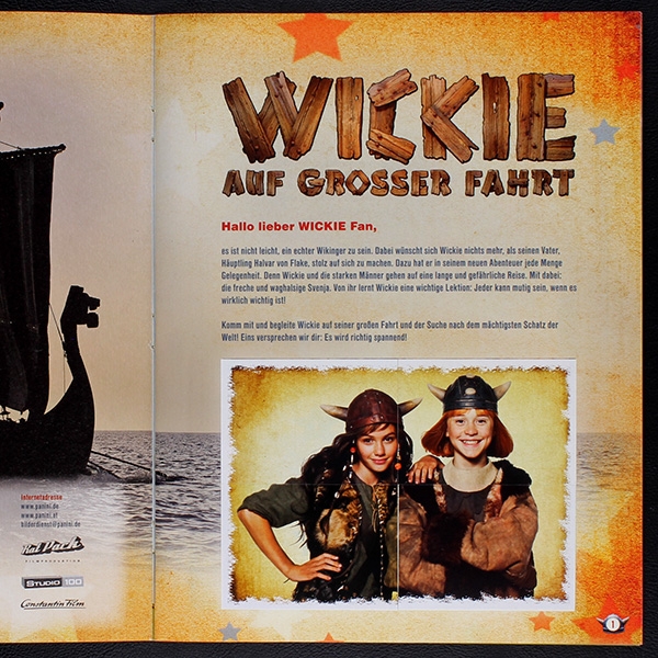 Wickie Panini Sticker Album komplett