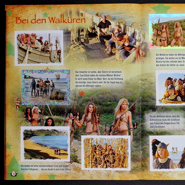 Wickie Panini Sticker Album komplett