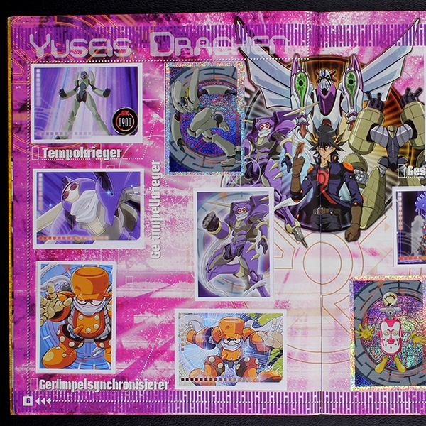 Yu-Gi-Oh! 5DS Panini Sticker Album komplett
