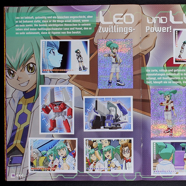 Yu-Gi-Oh! 5DS Panini Sticker Album komplett