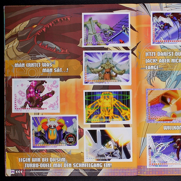 Yu-Gi-Oh! 5DS Panini Sticker Album komplett