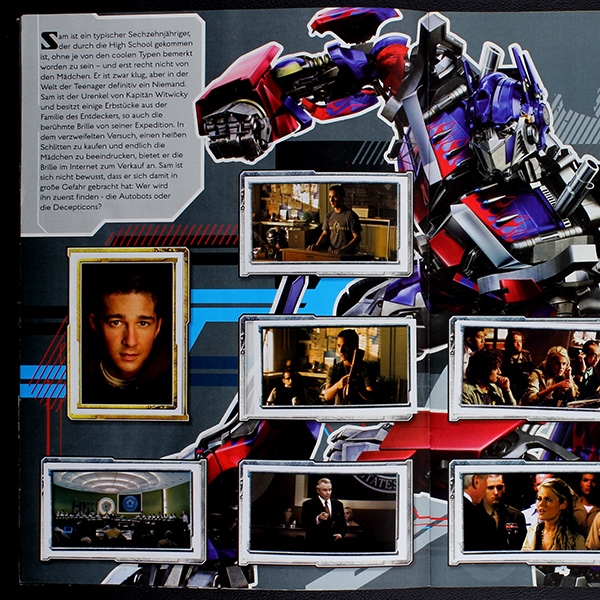 Transformers Merlin Sticker Album komplett