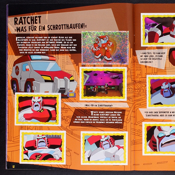 Transformers Panini Sticker Album komplett