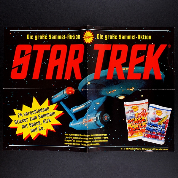 Star Trek Frigo Sticker Poster
