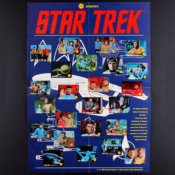 Star Trek Frigo Sticker Poster komplett