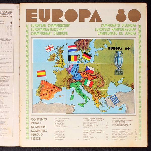 Europa 80 Panini sticker album almost complete -1