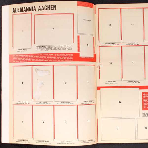 Bundesliga-Asse 1968 Sicker-Verlag Leeralbum - lesen