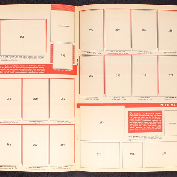 Bundesliga-Asse 1968 Sicker-Verlag Leeralbum - lesen