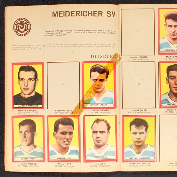 Fußball 1964 Sicker-Verlag Album