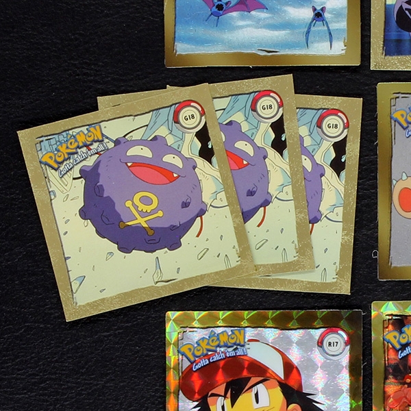 Pokemon Super Collection Artbox - 18 Gold Sticker