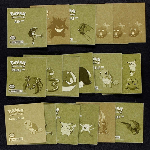 Pokemon Super Collection Artbox - 18 Gold Sticker