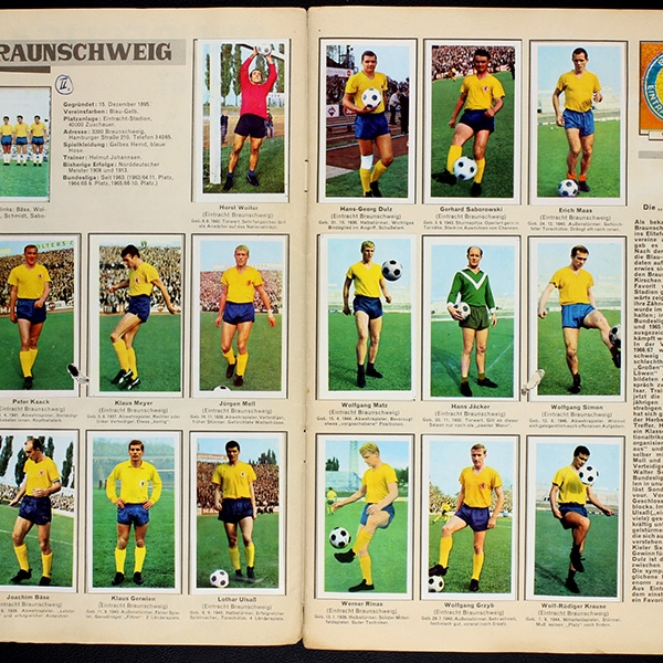 Bundesliga Asse 1966 Sicker-Verlag Album fast komplett - lesen