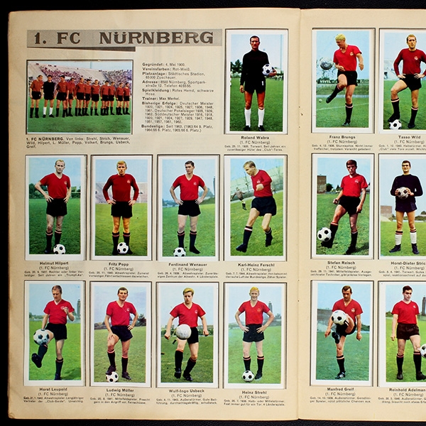 Bundesliga Asse 1966 Sicker-Verlag Album fast komplett - lesen