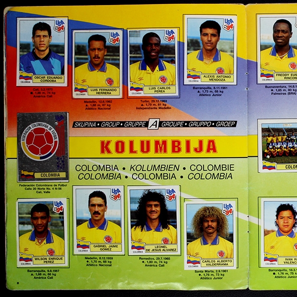 USA 94 Panini Sticker Album fast komplett -13