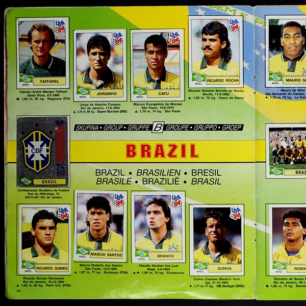 USA 94 Panini Sticker Album fast komplett -13