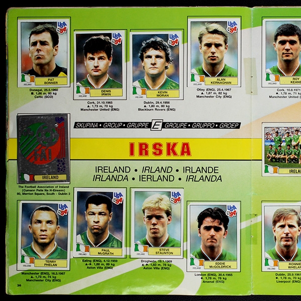 USA 94 Panini Sticker Album fast komplett -13